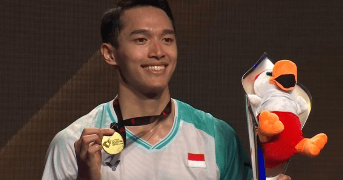 Jonatan Christie Juara Denmark