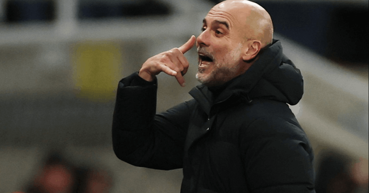 Skorsing Pep Guardiola