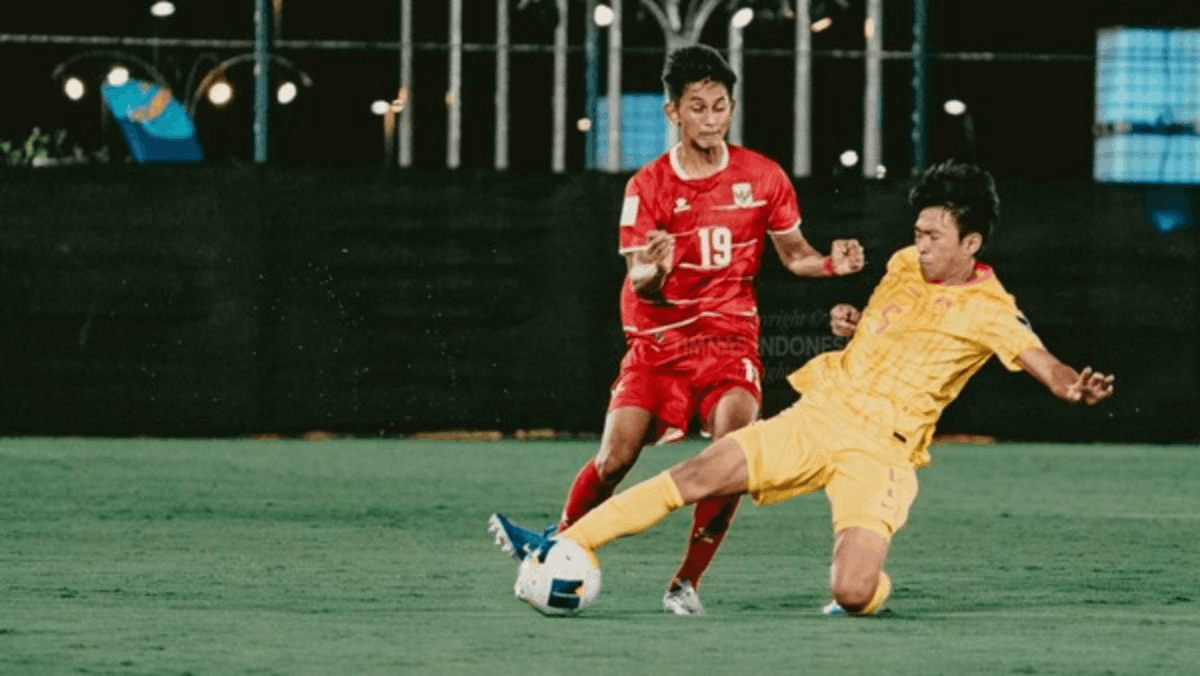 Timnas Indonesia U-17 melawan Qatar