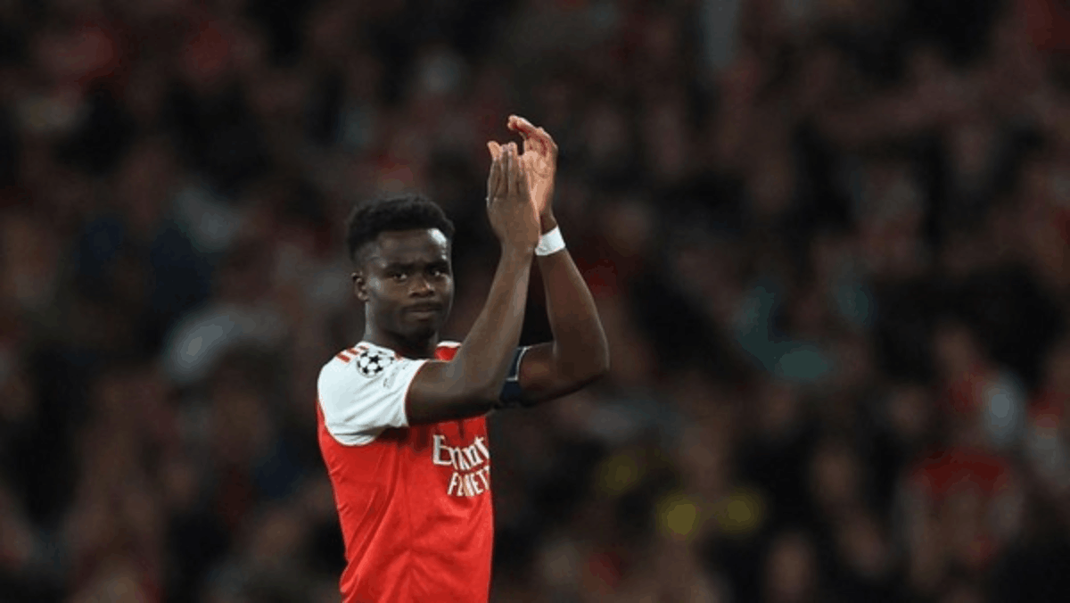 Bukayo Saka hadapi Bayern atau PSG