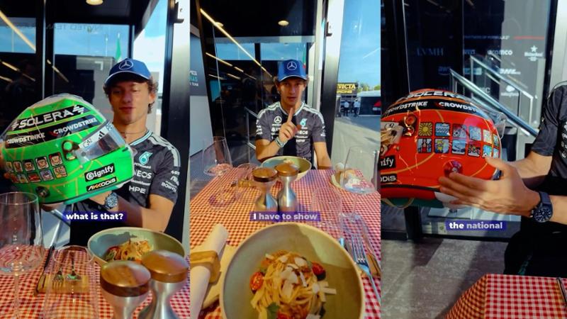 helm antonelli monza - ilustrasi berita Helm Antonelli Monza Berhiaskan 22 Gambar yang Merayakan Identitas Italia