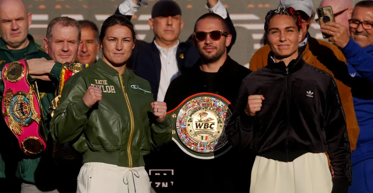 katie taylor perpisahan - ilustrasi berita Katie Taylor perpisahan: Penuhi Batas Bobot Jelang Pertarungan di Croke Park